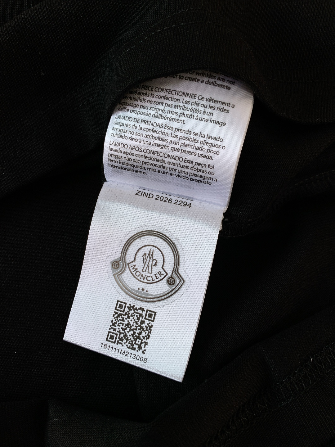 Moncler 蒙口 2026SS早春新品 经典徽章Logo短袖，高支精梳棉+专柜质感！胸前刺绣徽章Lo