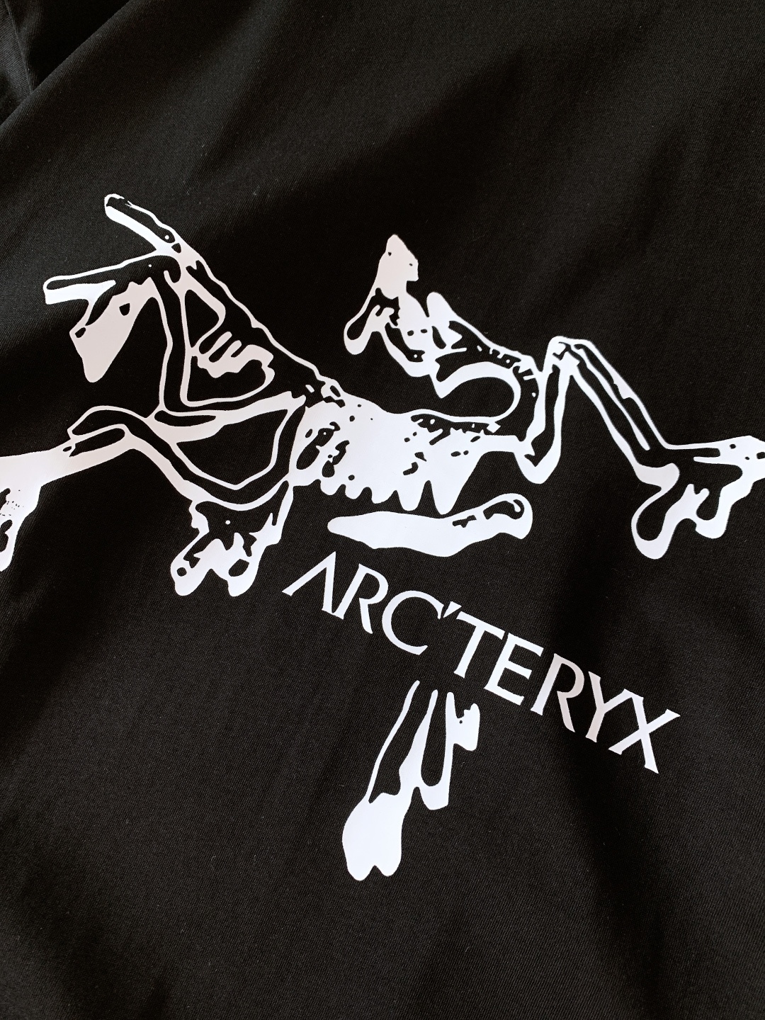 ARCTERYX 始祖鸟 2026SS早春新品 溶解鸟短袖，高支精梳棉+艺术感印花！黑白撞色溶解鸟Log