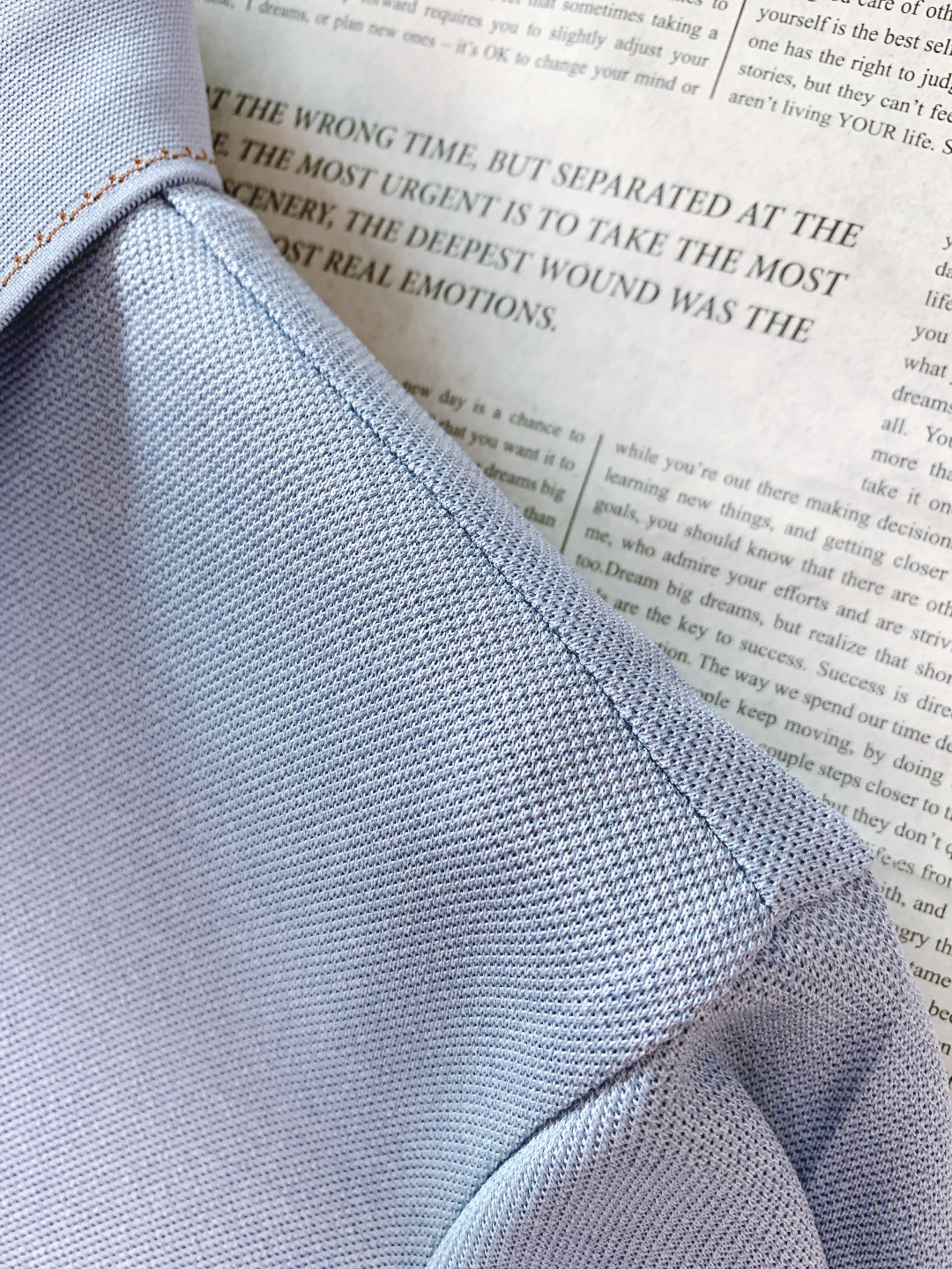 Etro 艾特罗 2026SS春夏新品休闲翻领Polo衫。定制高支冰感面料，源自意大利进口纱线，采用细密
