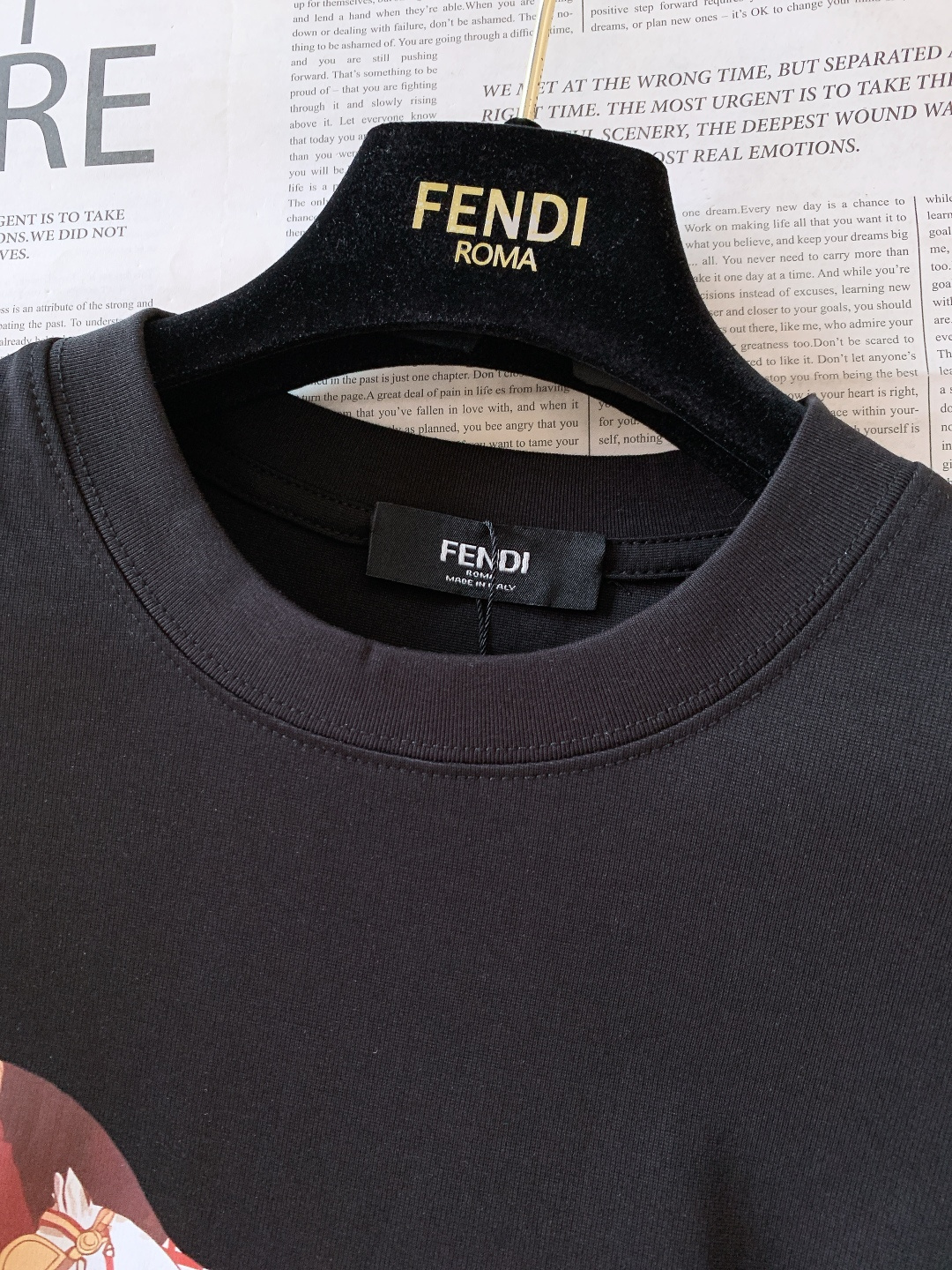 Fendi 芬迪 2026SS春夏新品 骏马印花 T 恤 | 罗马轻奢，夏日潮流神衣重磅精梳棉双纱面料！