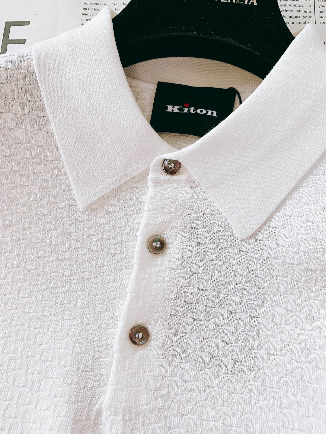 Kiton 奇顿 2026SS春夏新品 桑蚕丝混纺翻领 Polo | 那不勒斯奢华，夏日刚需神衣重磅桑蚕