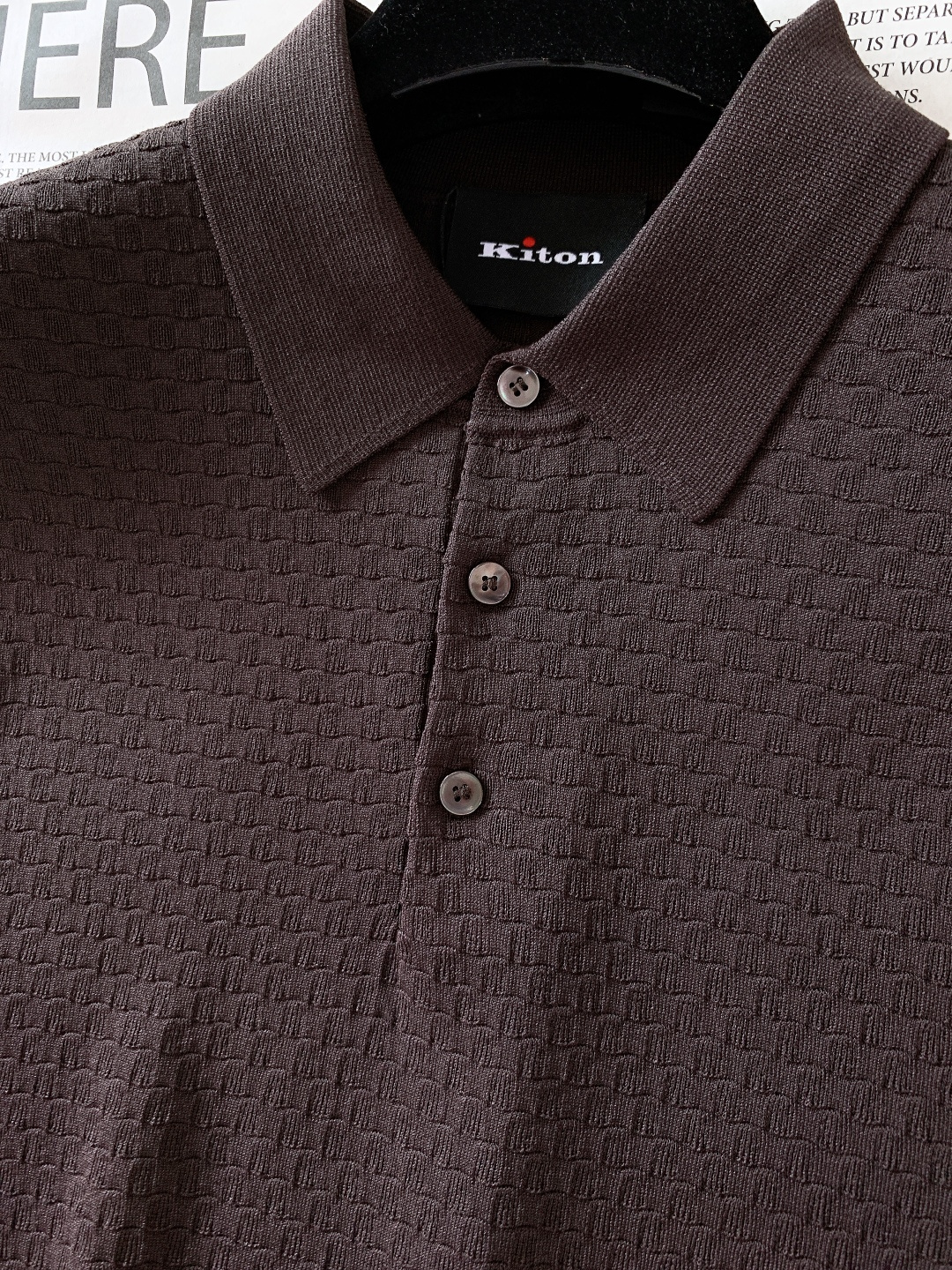 Kiton 奇顿 2026SS春夏新品 桑蚕丝混纺翻领 Polo | 那不勒斯奢华，夏日刚需神衣重磅桑蚕
