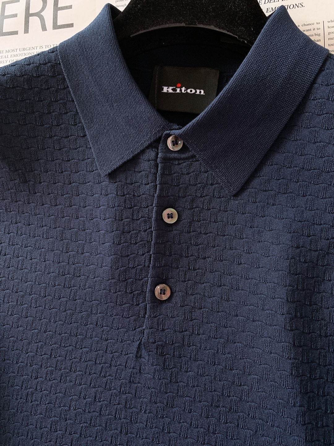 Kiton 奇顿 2026SS春夏新品 桑蚕丝混纺翻领 Polo | 那不勒斯奢华，夏日刚需神衣重磅桑蚕
