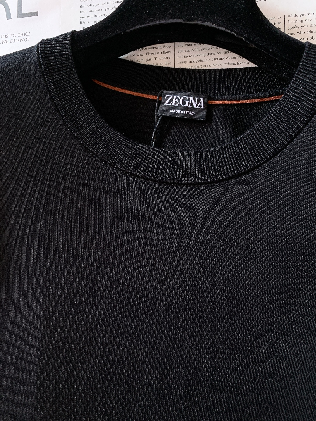 Ermenegildo Zegna 杰尼亚 2026SS春夏新品桑蚕丝混纺针织 T 恤 | 意式商务，夏