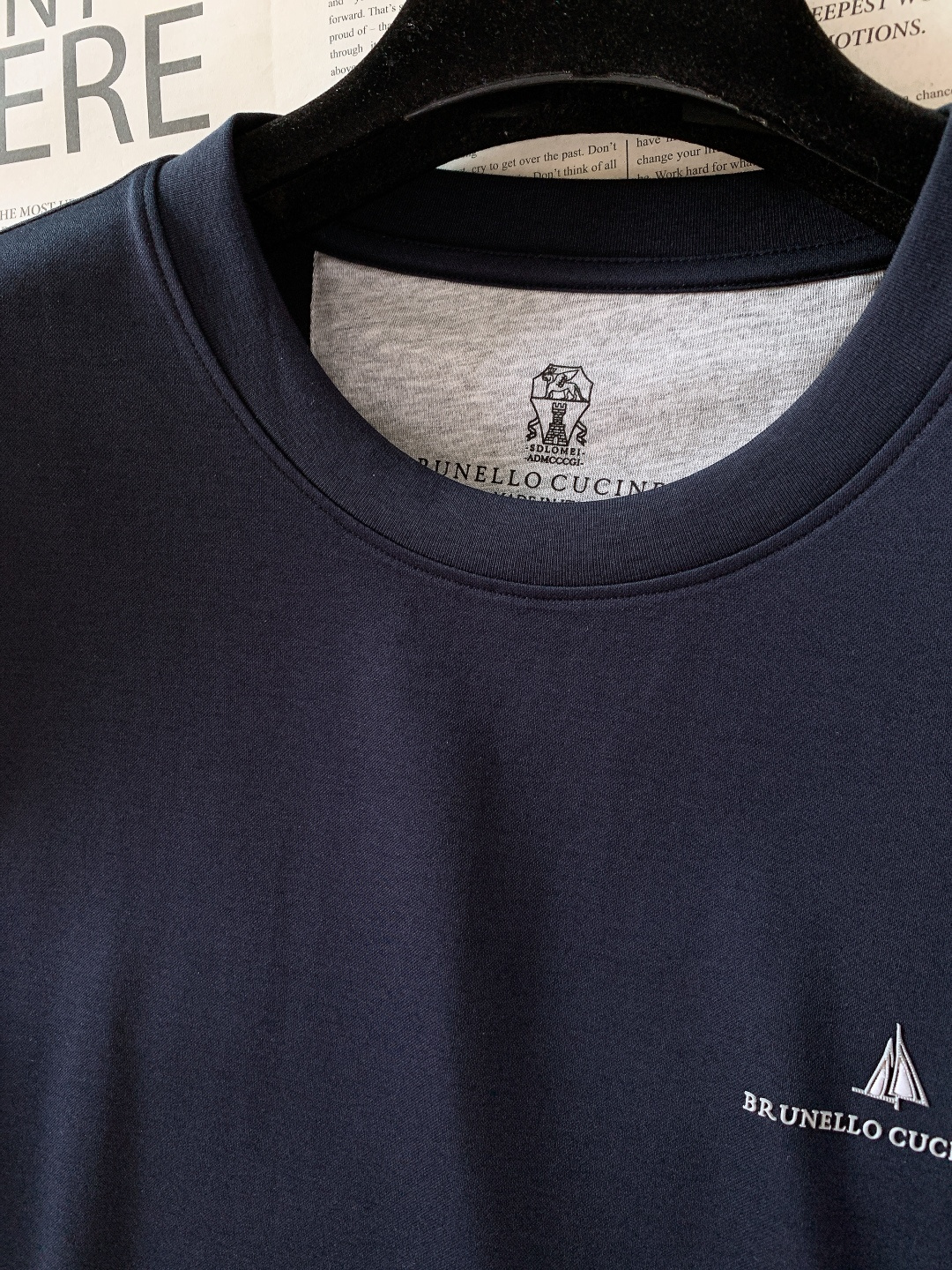 Brunello Cucinelli 布鲁奈罗.库奇内利 2026SS早春新品帆船标圆领 T 恤 | 意