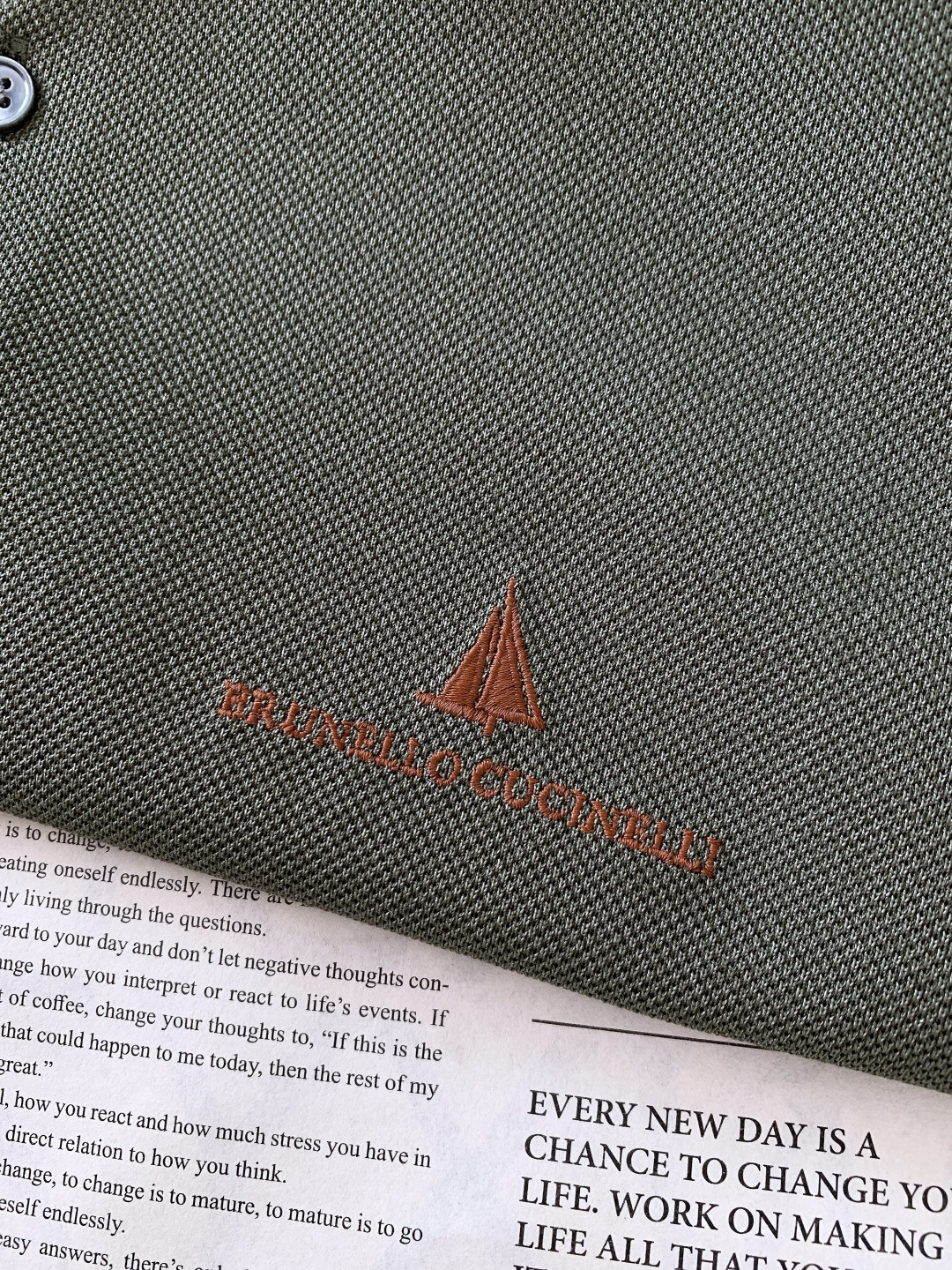 Brunello Cucinelli 布鲁奈罗.库奇内利 2026SS早春新品 帆船标珠地 Polo |
