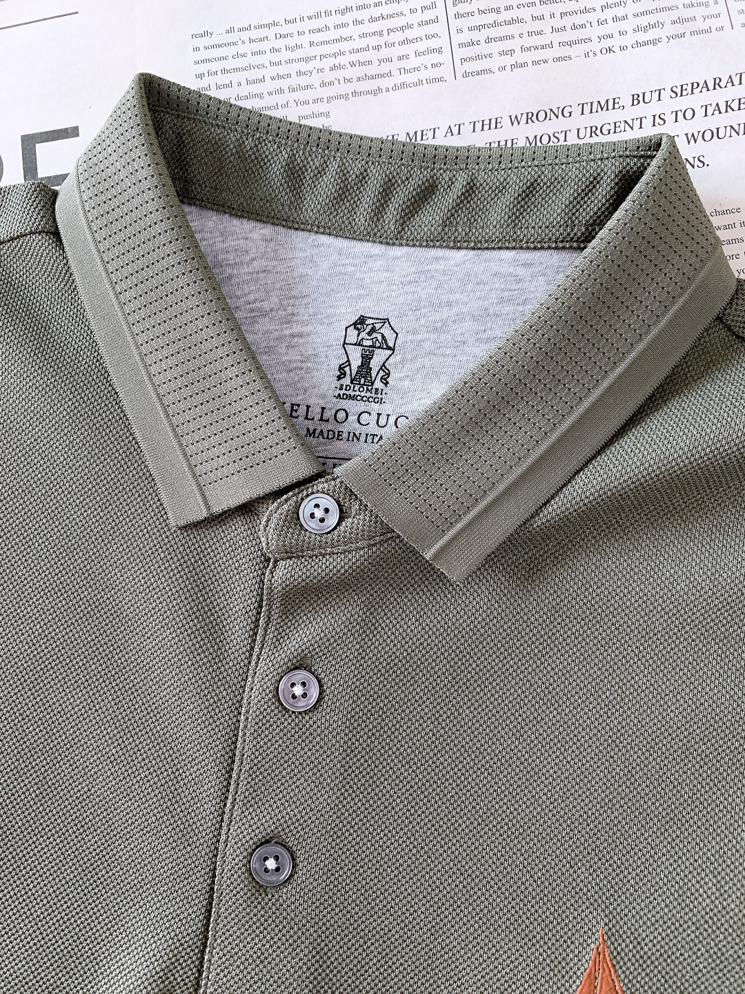 Brunello Cucinelli 布鲁奈罗.库奇内利 2026SS早春新品 帆船标珠地 Polo |