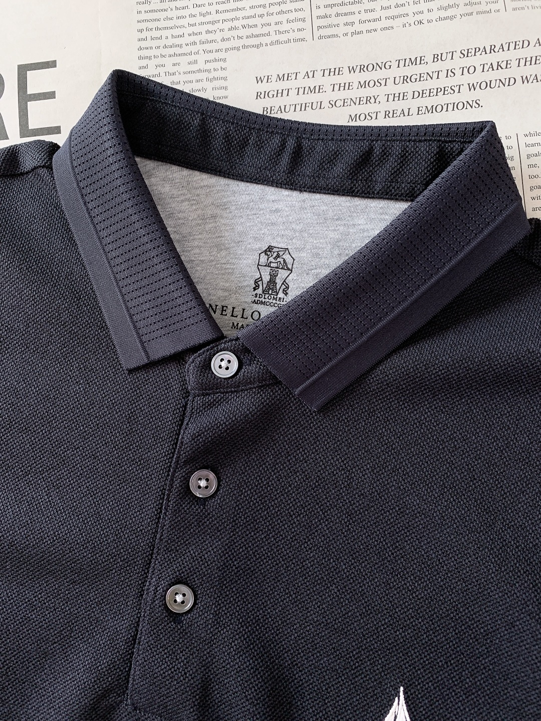 Brunello Cucinelli 布鲁奈罗.库奇内利 2026SS早春新品 帆船标珠地 Polo |