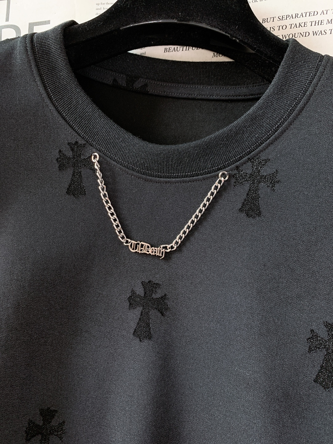 Chrome Hearts 克罗心 2026SS春夏新品暗黑十字架T恤，潮牌质感天花板！甄选高支双股重磅