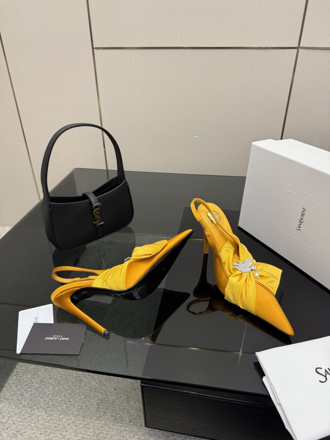 YSL women's shoes Saint Laurent / YSL Rose ， SLP ysl — photo 6