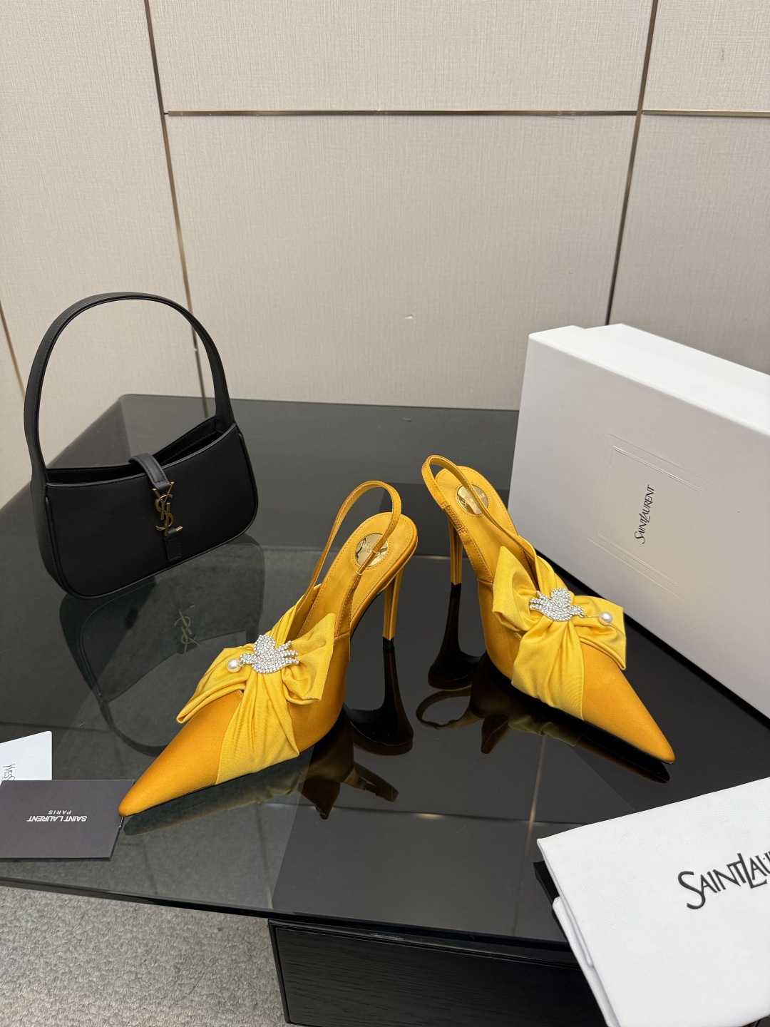 YSL women's shoes Saint Laurent / YSL Rose ， SLP ysl — photo 4