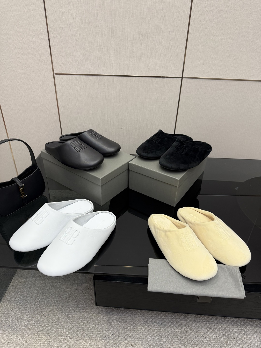 NO:720974,Two kinds of fabrics, half drag19860909两种面料,半拖,Women's Shoes