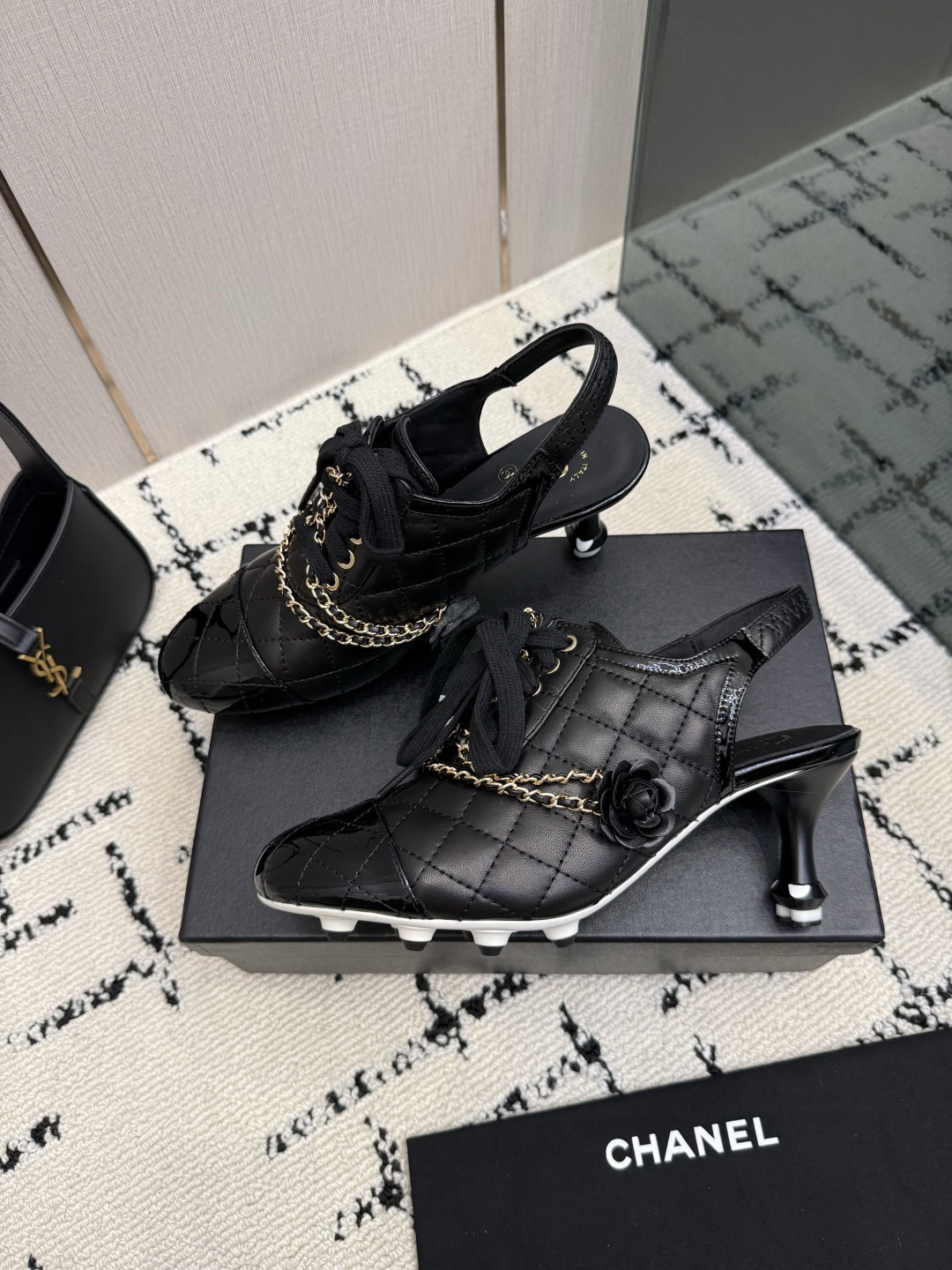 Black Lace Up Ankle Boots