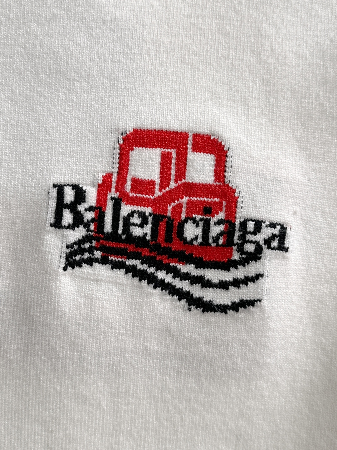 BAL 2025秋冬全身提花新款简约圆领针织羊毛衫，精致工艺专柜面料，顶级元素融合打造，经典3标齐全，潮