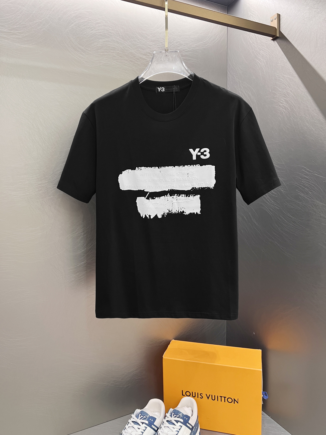 ssY3纯棉最新面料（最高版本）经典标识图案logo时尚简约潮流短袖，最顶级的品质专柜原单短袖，顶级制作