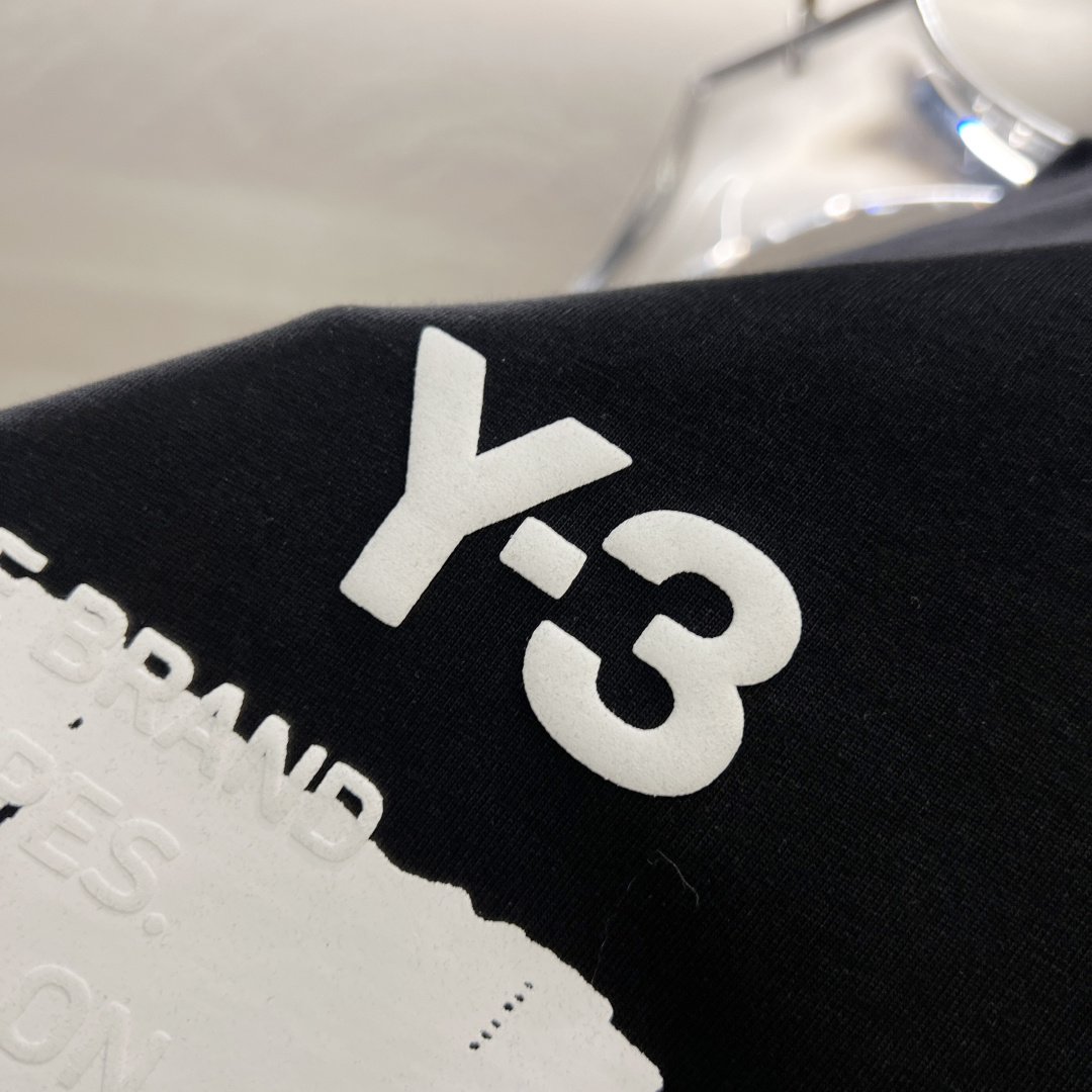 ssY3纯棉最新面料（最高版本）经典标识图案logo时尚简约潮流短袖，最顶级的品质专柜原单短袖，顶级制作