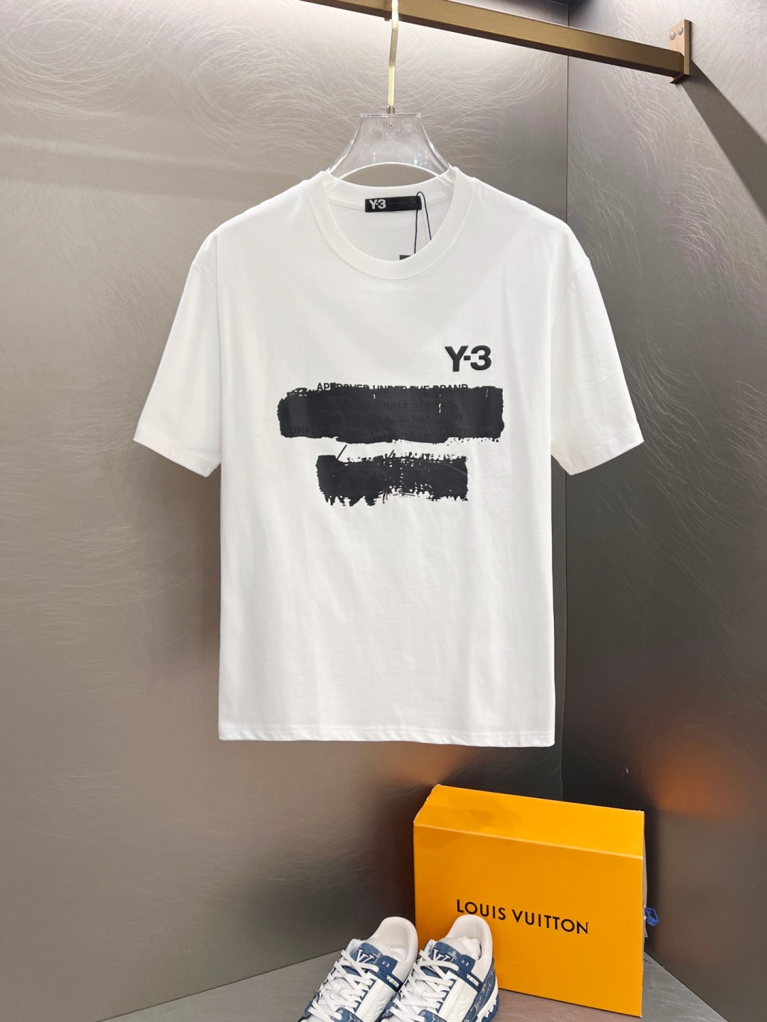 ssY3纯棉最新面料（最高版本）经典标识图案logo时尚简约潮流短袖，最顶级的品质专柜原单短袖，顶级制作