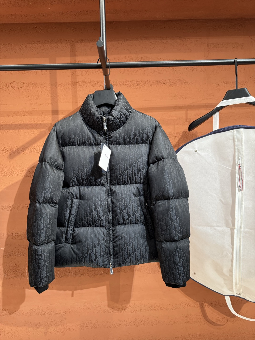 Dior Black Quilted Puffer Jacket