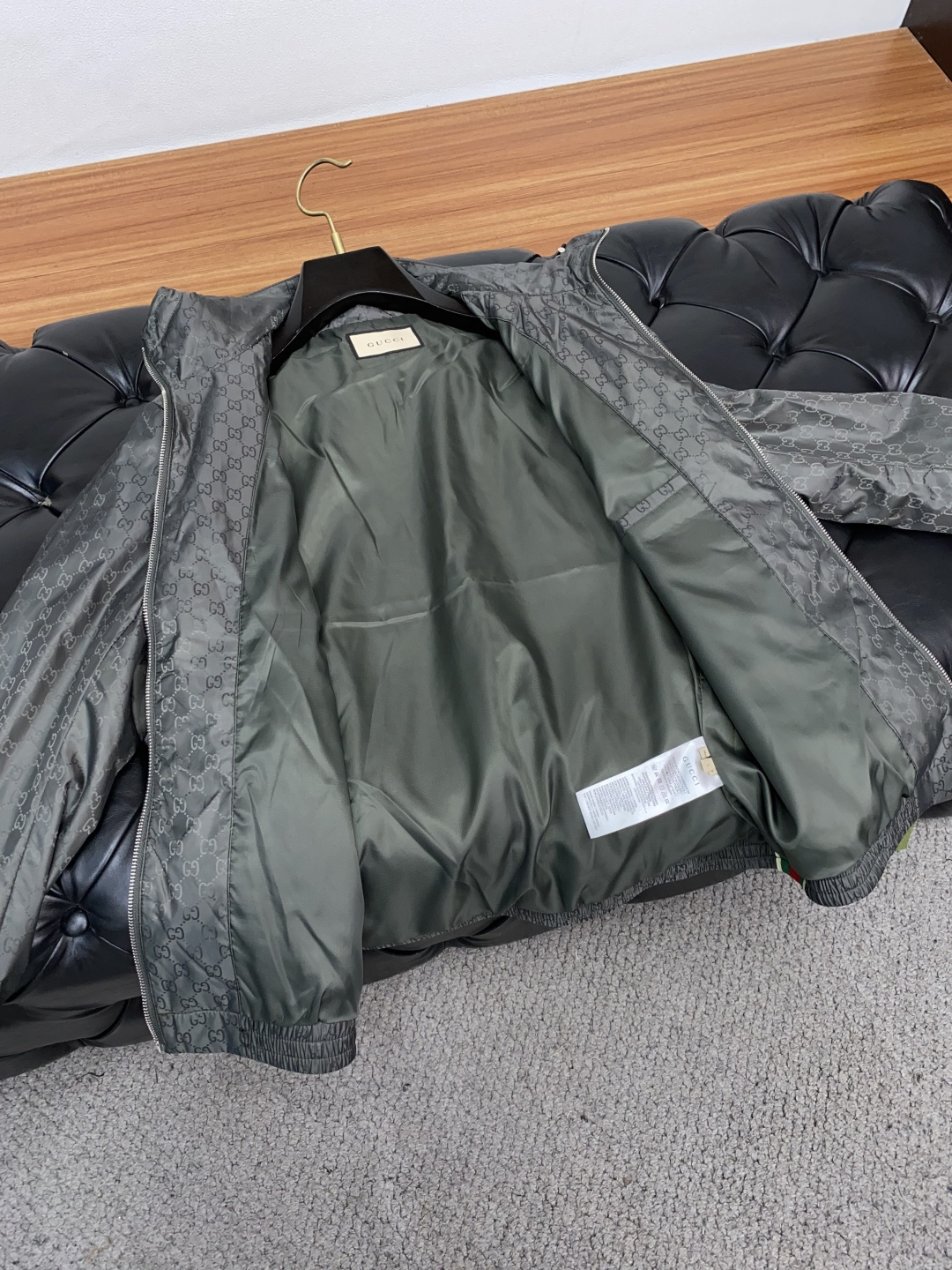 古奇 2025年秋冬新款 官网 高端原厂代工出品，官方经典王牌单品！最新棉衣夹克外套 多明星穿搭示范款！