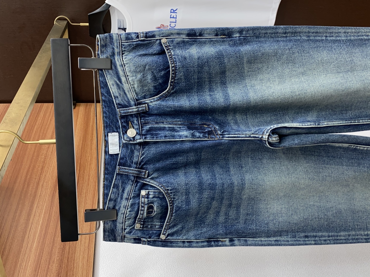 “Autumn Winter Men’s Jeans: P506 Dio 25ss Little Barrel, Soft Fabric, Unique Craftsmanship” - 图片 3
