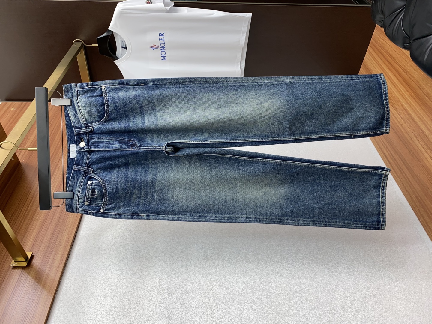 “Autumn Winter Men’s Jeans: P506 Dio 25ss Little Barrel, Soft Fabric, Unique Craftsmanship” - 图片 2