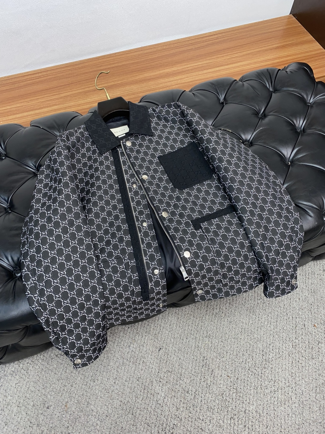 古奇 2025年秋冬新款 官网 高端原厂代工出品，官方经典王牌单品！最新棉衣夹克外套 多明星穿搭示范款！