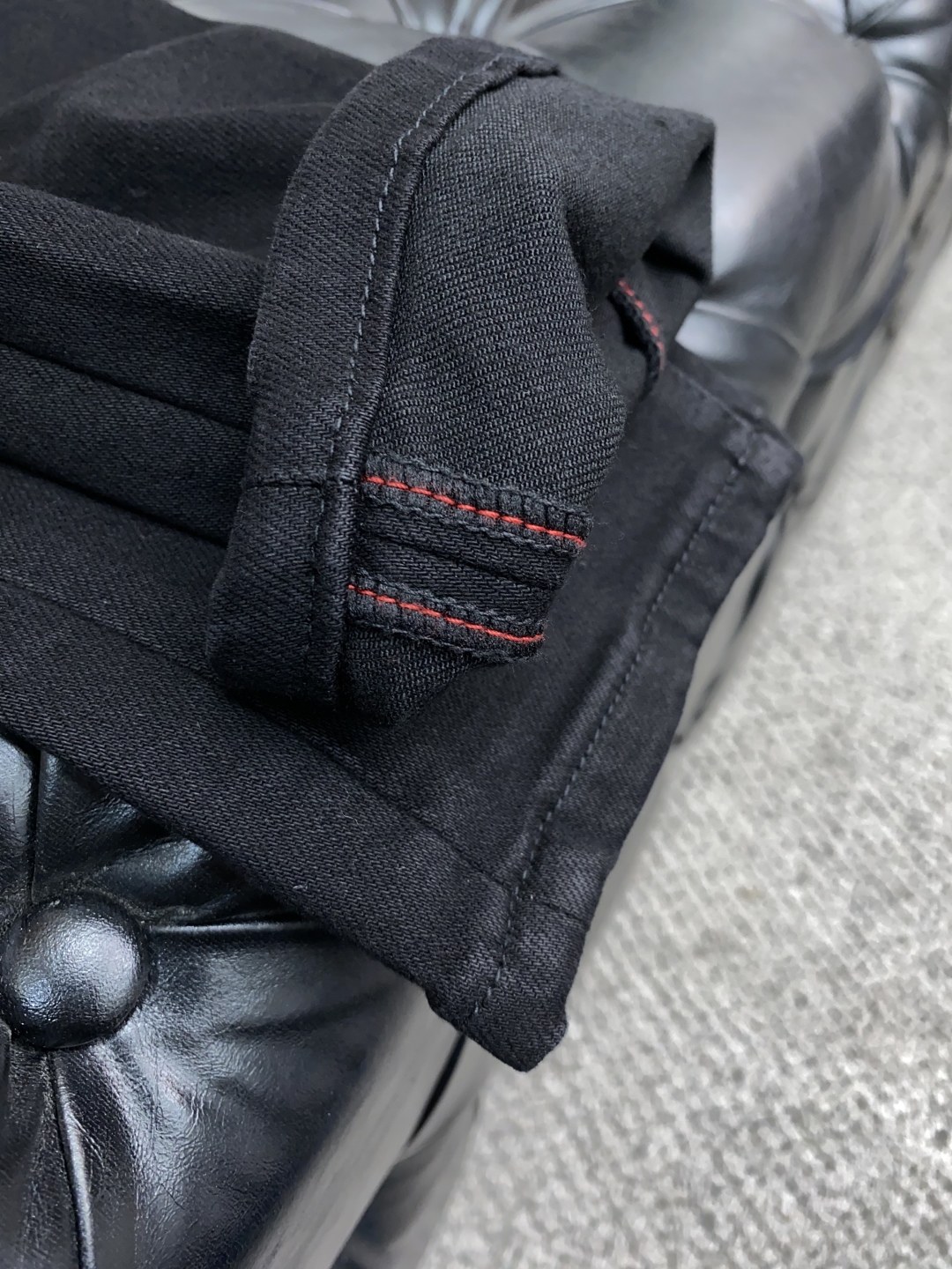 Title: P602 Amani 25ss Men’s Jeans: Fall/Winter Collection with Unique Design and High-Quality Materials. Sizes 28-38. - 图片 7