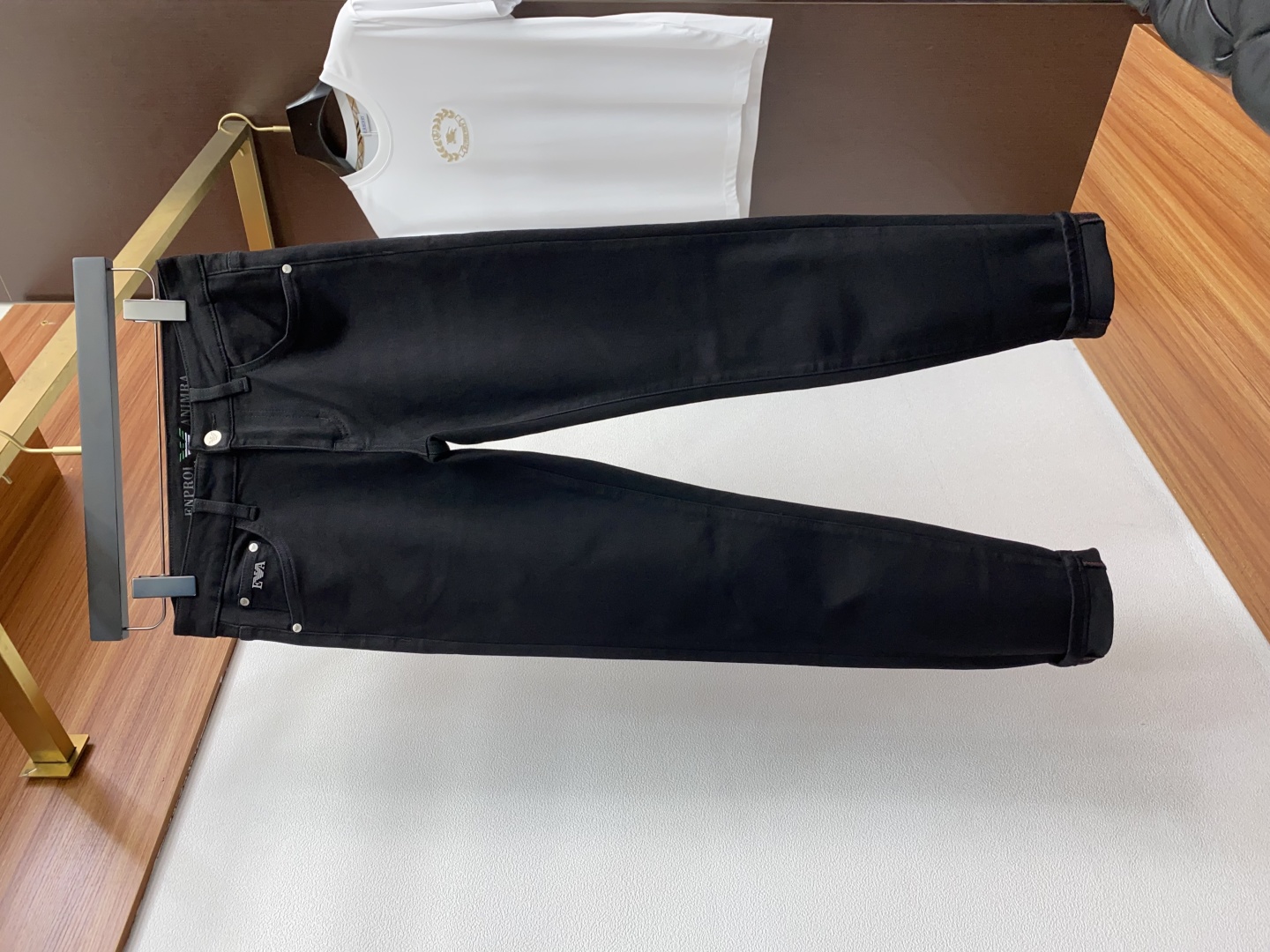 Title: P602 Amani 25ss Men’s Jeans: Fall/Winter Collection with Unique Design and High-Quality Materials. Sizes 28-38. - 图片 2