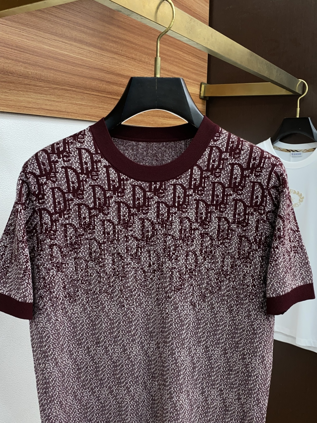  迪奥 家族男士高端简约圆领加厚针织毛衣短袖 ，香港洋行渠道货，纯正血统品质，25年秋冬 新款，经典王牌