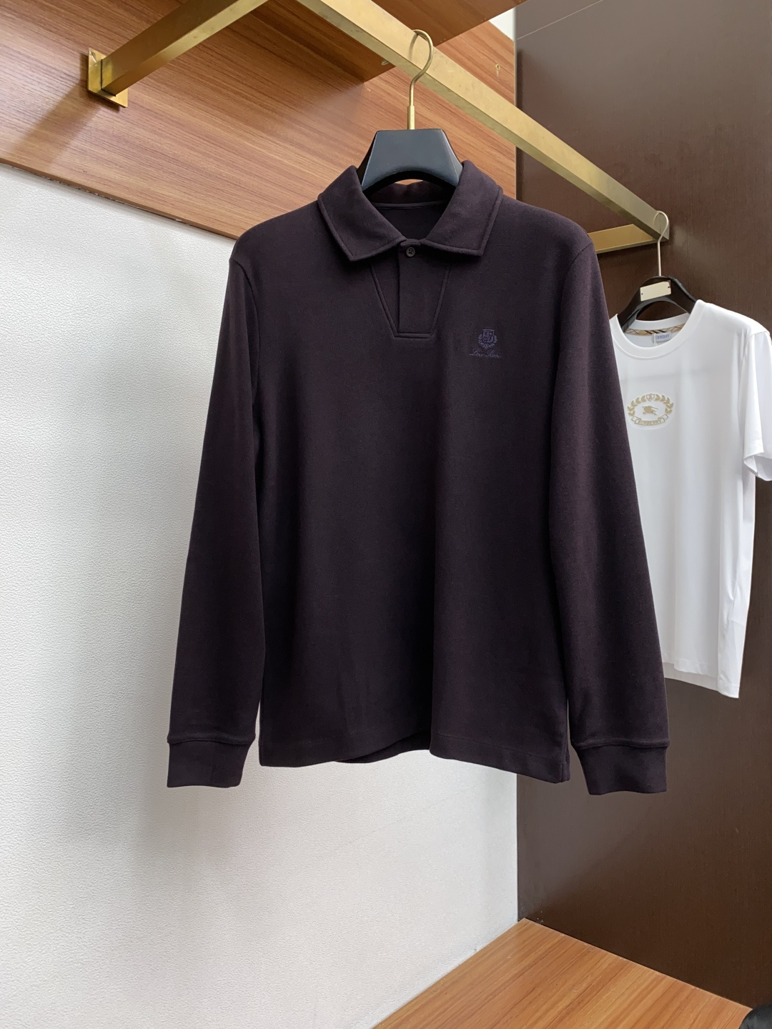  lP🆕 诺悠翩雅 家族男士高端简约翻领加厚加绒翻领长袖 ，香港洋行渠道货，定制莱赛尔+羊绒面料纯正血统