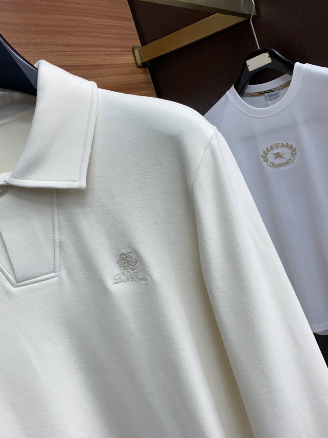 lP🆕 诺悠翩雅 家族男士高端简约翻领加厚加绒翻领长袖 ，香港洋行渠道货，定制莱赛尔+羊绒面料纯正血统品