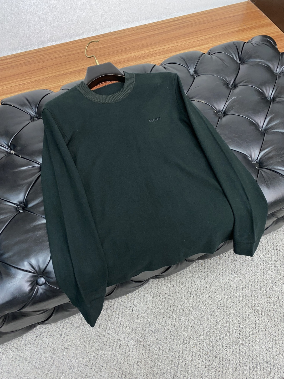 杰尼亚 2025秋冬专柜新款 时尚休闲打底衫长袖T恤，精选进口高密度膨体暖姜天丝德绒系列膨体蓄暖，糯感新