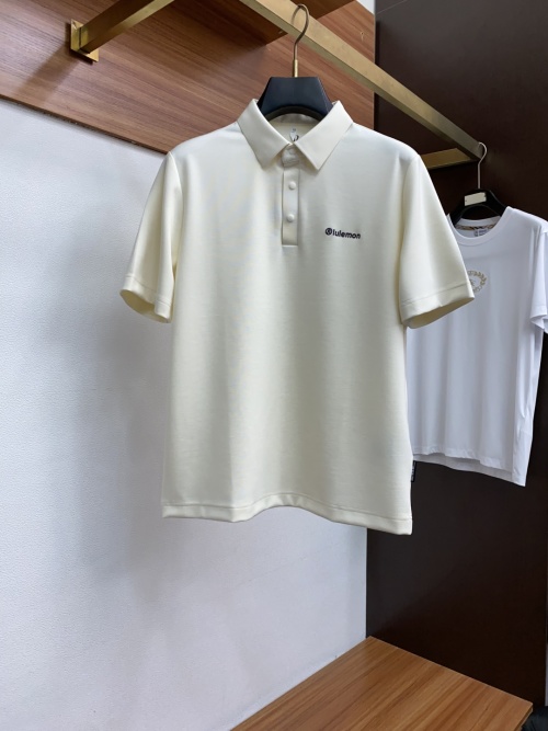Lululemon Men's Premium Cotton Polo Shirt - Short Sleeve, Casual Style 1 Lululemon Men's Premium Cotton Polo Shirt - Short Sleeve, Casual Style