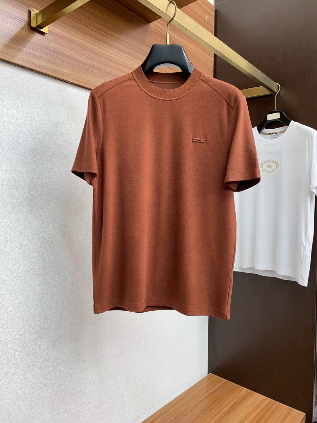  杰尼亚 2025秋冬专柜新款 时尚休闲打底衫短袖T恤，精选进口高密度膨体暖姜天丝德绒系列膨体蓄暖，糯感