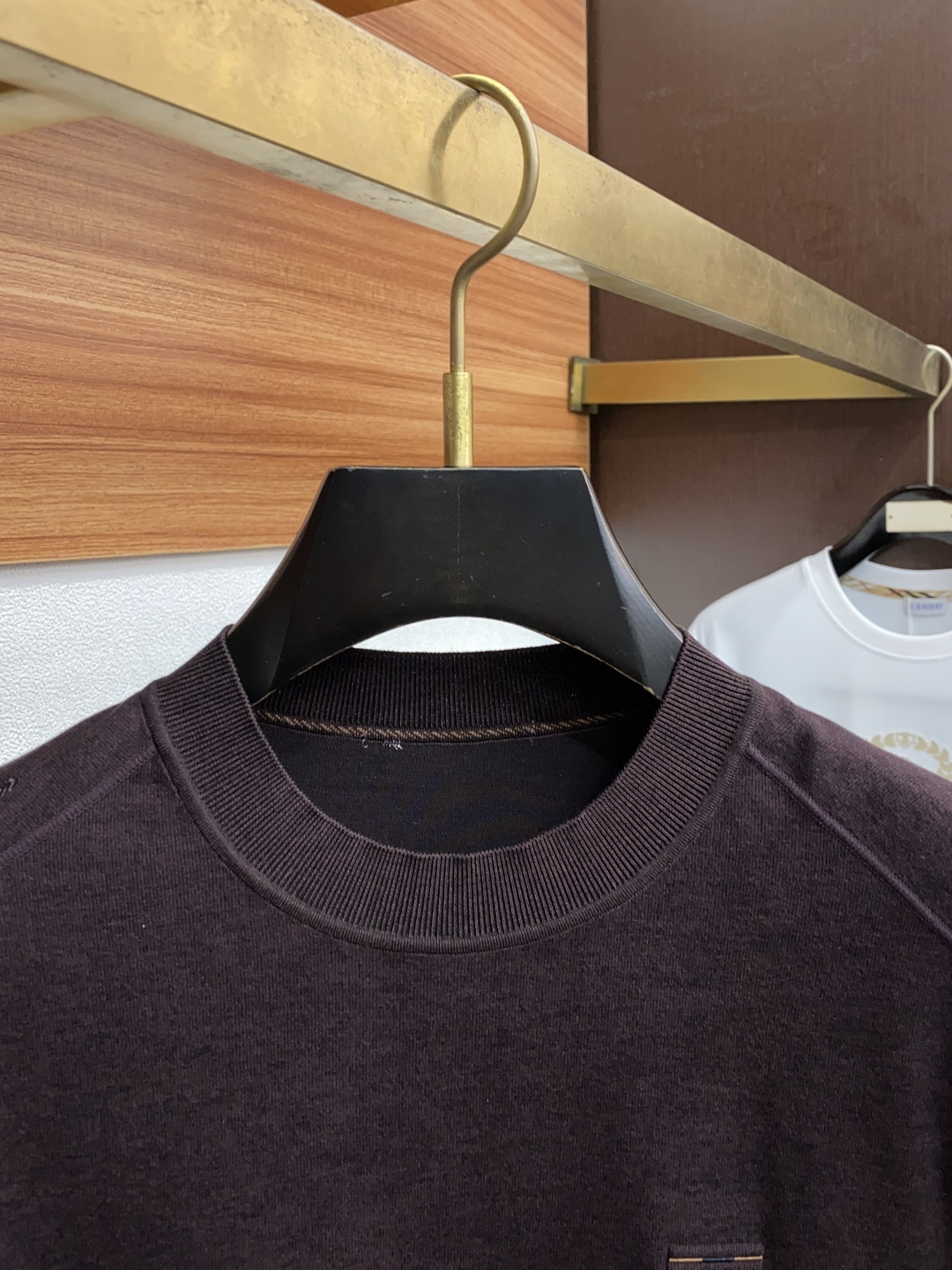  杰尼亚 2025秋冬专柜新款 时尚休闲打底衫短袖T恤，精选进口高密度膨体暖姜天丝德绒系列膨体蓄暖，糯感