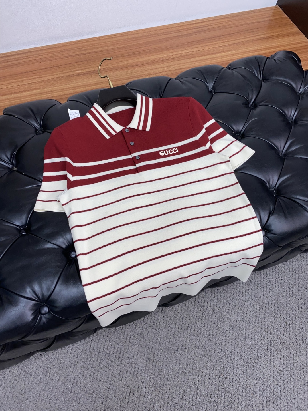 Gucci Men's Striped Short Sleeve Polo Shirt, Classic Knitwear Top 9 cmp i1754493045792 9141 0 7
