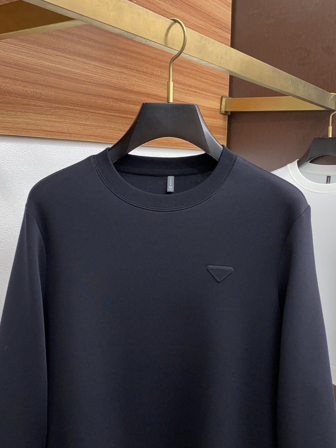  普拉达 家族男士高端简约圆领加厚莫代尔客气棉长袖 卫衣，香港洋行渠道货，纯正血统品质，25年秋冬 新款