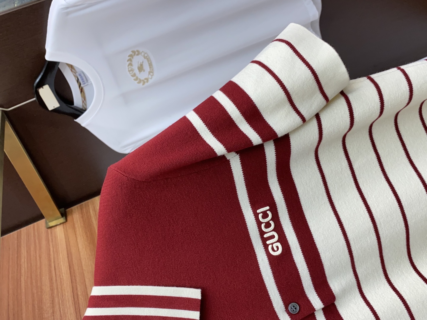 Gucci Men's Striped Short Sleeve Polo Shirt, Classic Knitwear Top 5 cmp i1754530056311 9521 0 3
