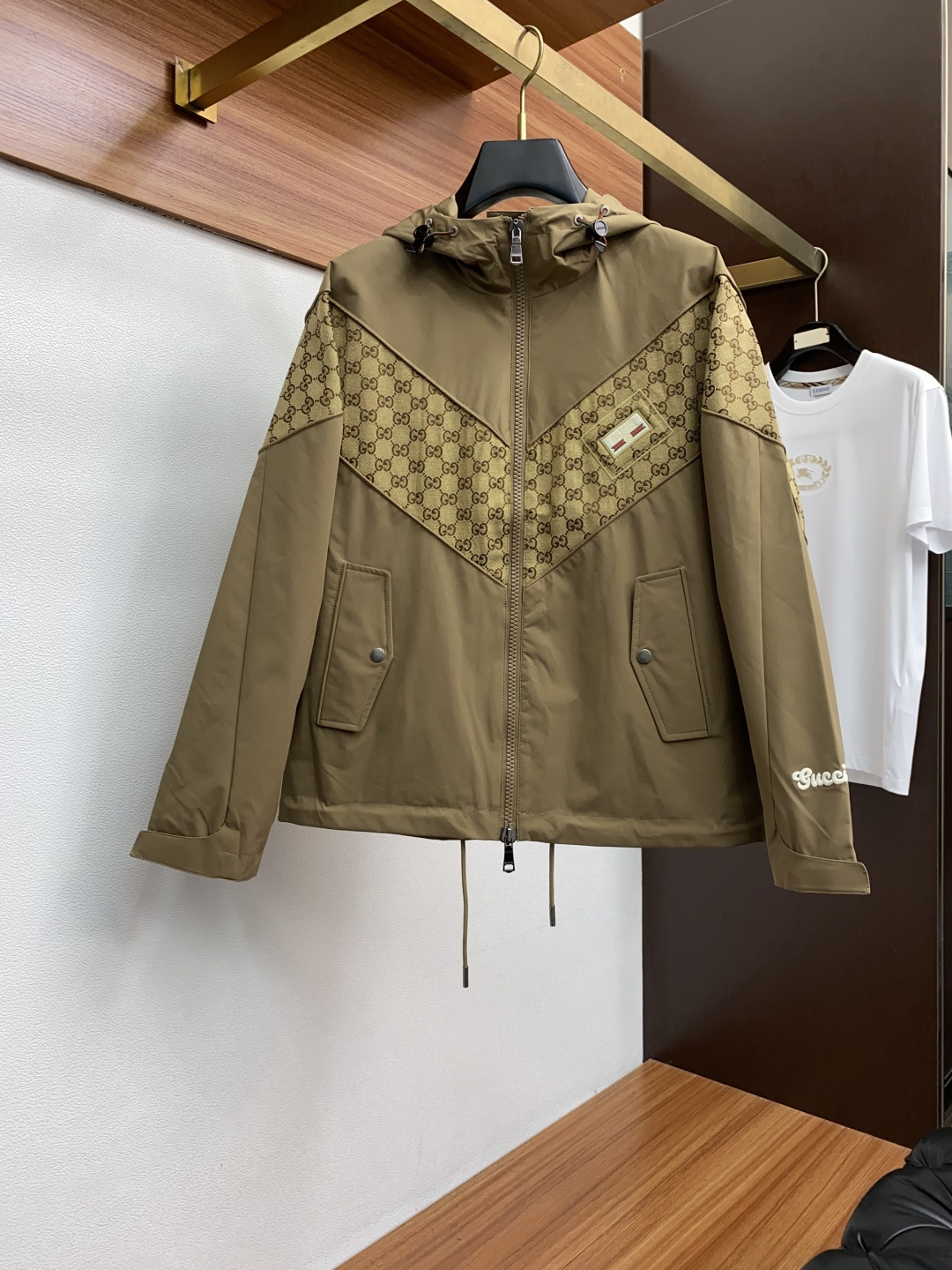 古奇 官网同款，提前发售 2025ss秋冬 新款男士夹克外套，原单高端版本 专柜定制面料 透气舒适度高，