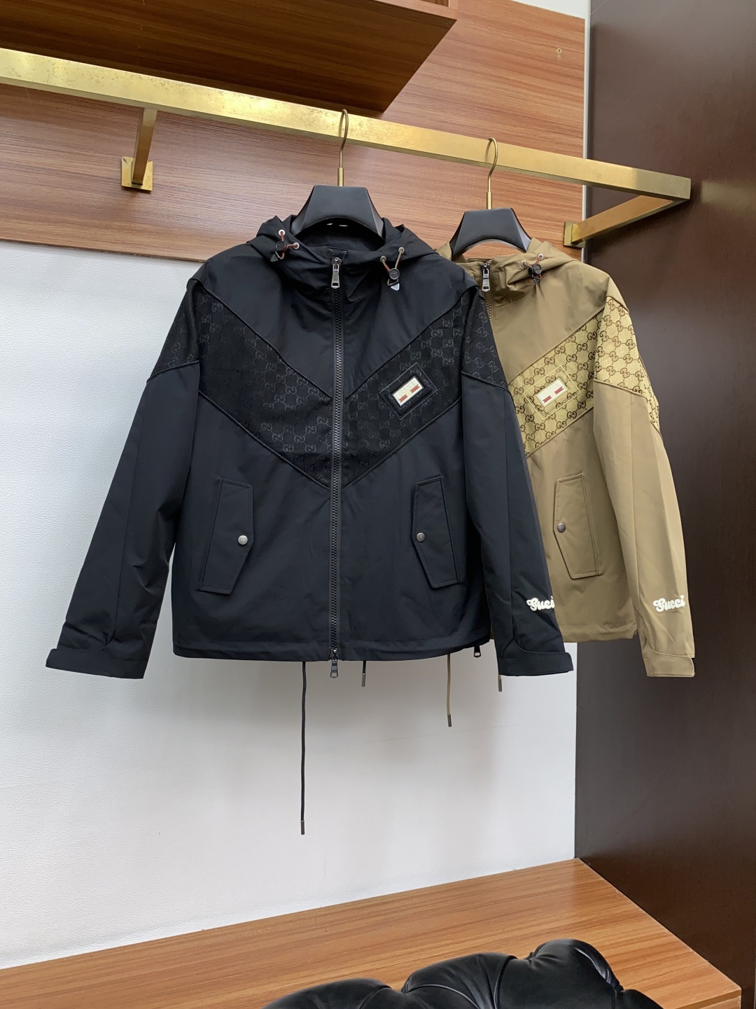 古奇 官网同款，提前发售 2025ss秋冬 新款男士夹克外套，原单高端版本 专柜定制面料 透气舒适度高，