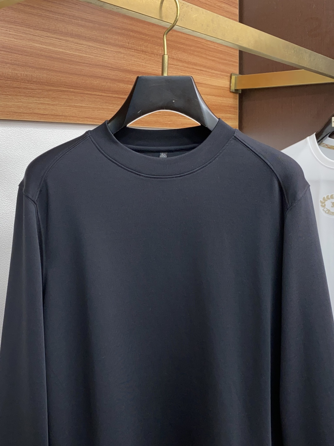  TF 2025秋冬专柜新款 时尚休闲打底衫长袖卫衣 定制高织高密纯棉 暖序织柔 进口定制针织面面料，精