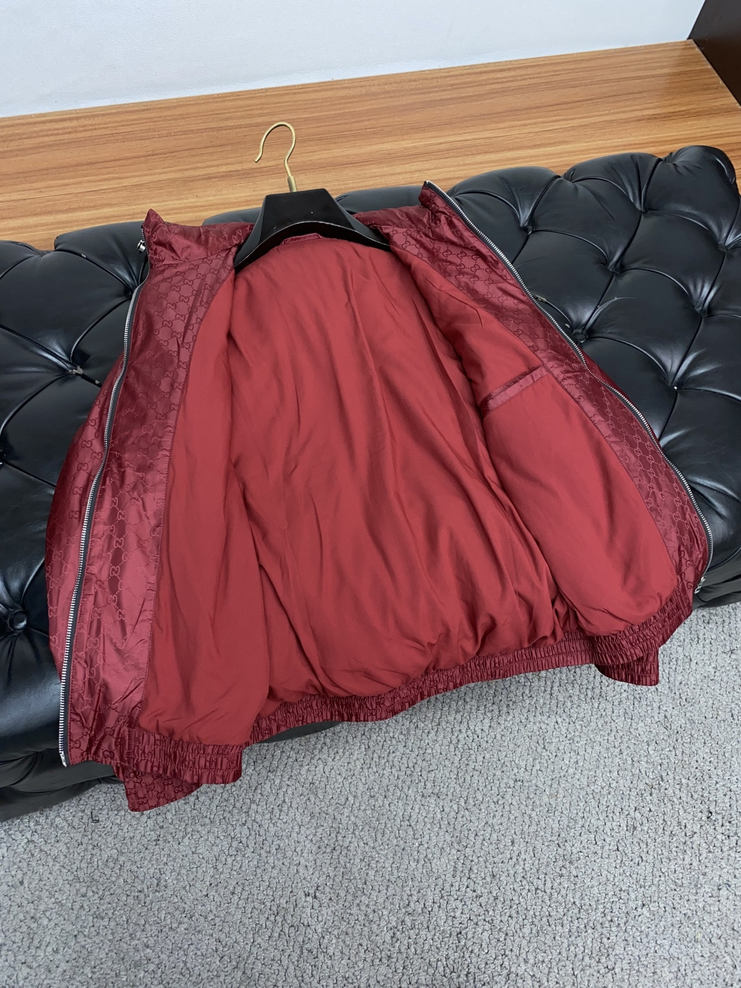 古奇 25ss最新品 经典老花夹克连帽外套，设计帅气有型！百搭必备单品，时尚潮牌， 轻松营造酷帅氛围感 