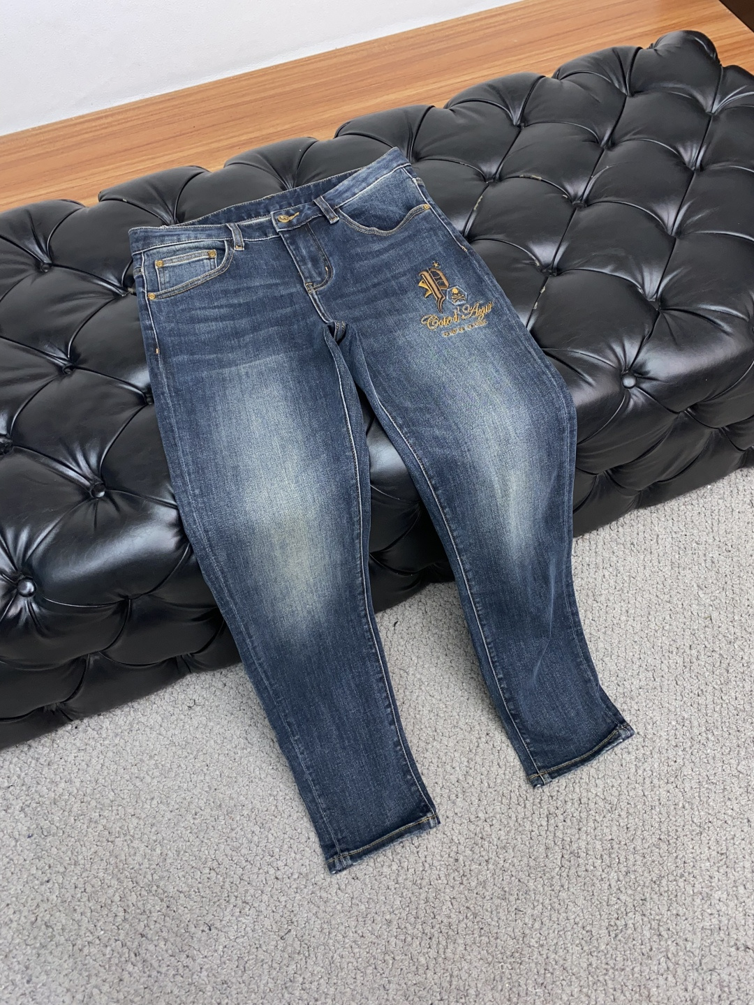  Pss秋冬 新款 男士小直筒原单 牛仔裤 秋冬新款超柔软，弹力面料，复杂的手工艺叠加，任何一个洗水环节