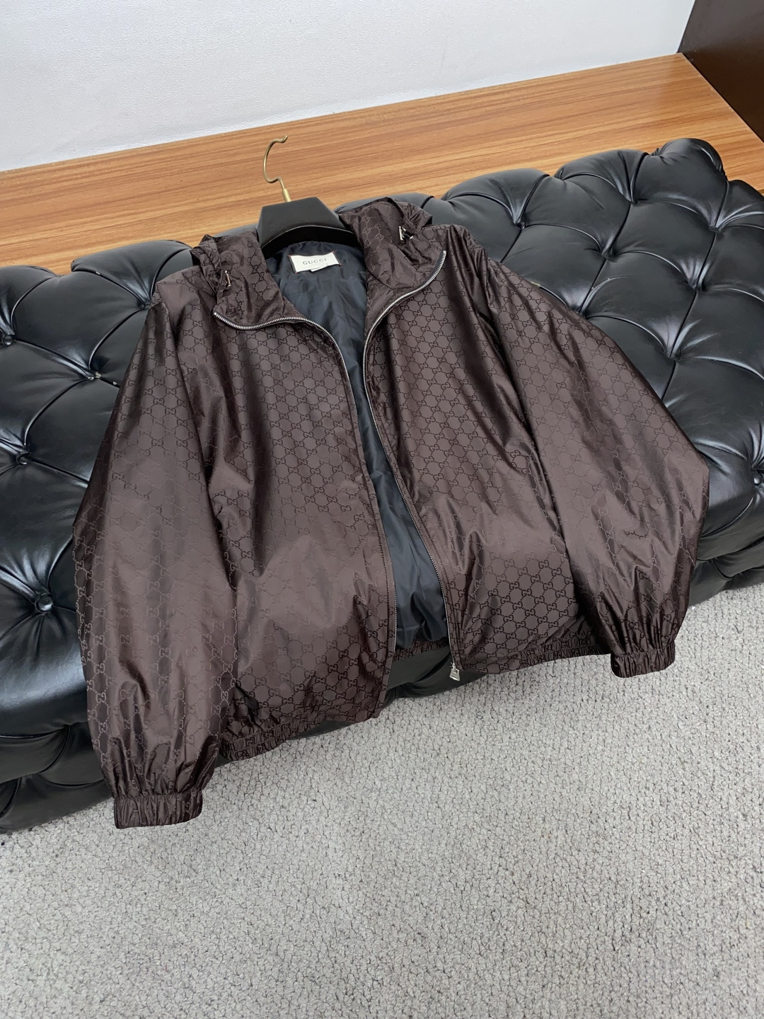  古奇  25ss最新品 经典夹克外套，设计帅气有型！百搭必备单品，时尚潮牌， 轻松营造酷帅氛围感 ，高