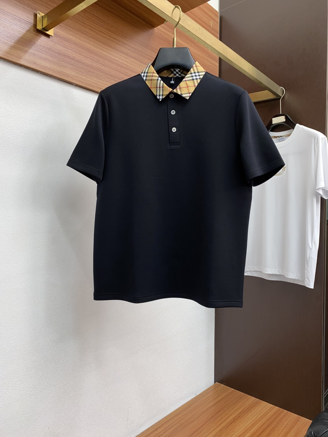  巴宝莉 家族男士高端简约圆领加厚莫代尔短袖Polo 香港洋行渠道货，纯正血统品质，25年秋冬 新款，经