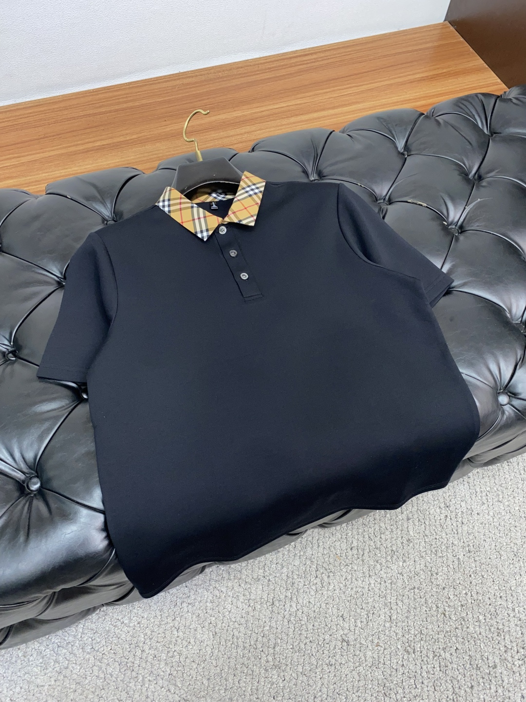  巴宝莉 家族男士高端简约圆领加厚莫代尔短袖Polo 香港洋行渠道货，纯正血统品质，25年秋冬 新款，经