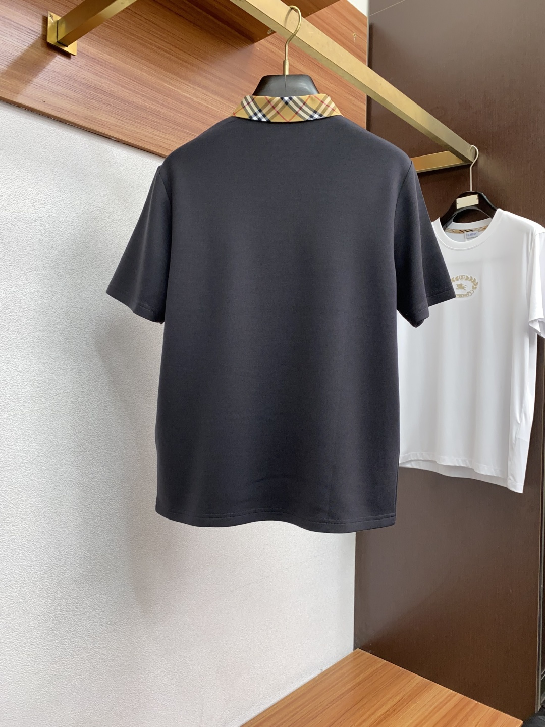  巴宝莉 家族男士高端简约圆领加厚莫代尔短袖Polo 香港洋行渠道货，纯正血统品质，25年秋冬 新款，经