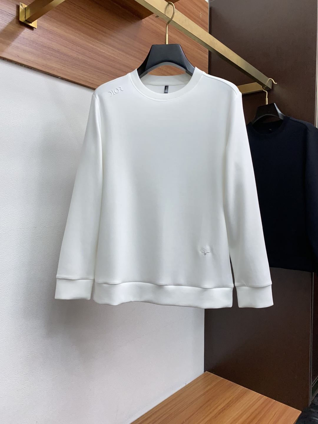  迪奥 家族男士高端简约圆领加厚莫代棉长袖 卫衣，香港洋行渠道货，纯正血统品质，25年秋冬 新款，经典王