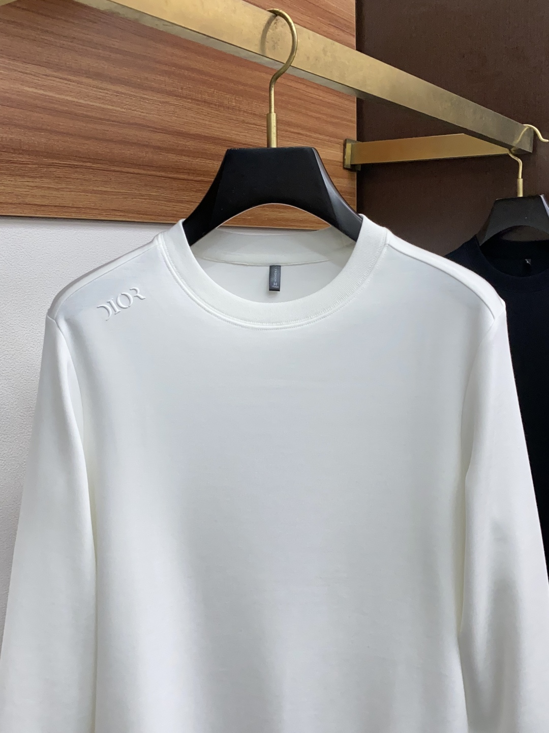  迪奥 家族男士高端简约圆领加厚莫代棉长袖 卫衣，香港洋行渠道货，纯正血统品质，25年秋冬 新款，经典王