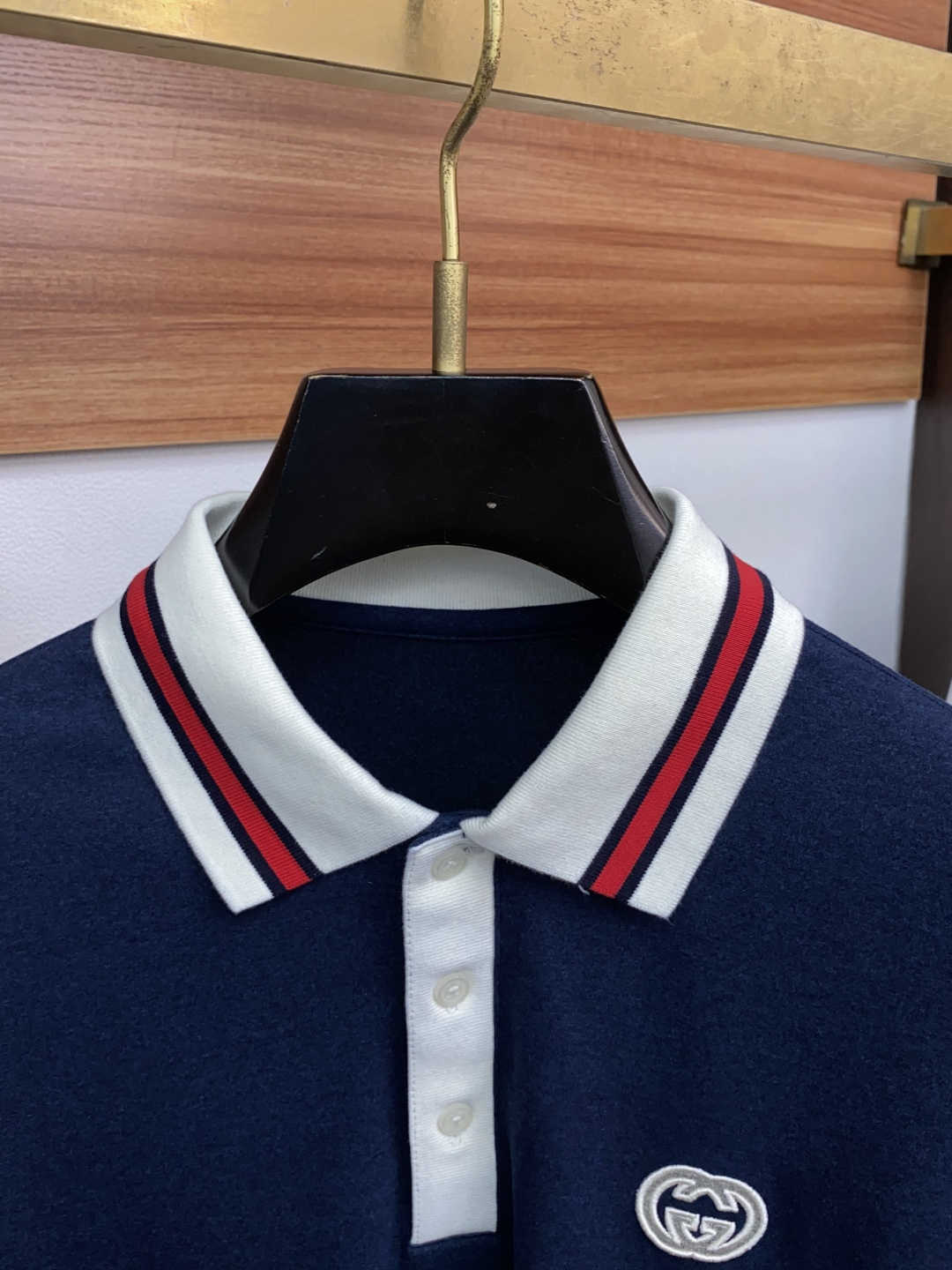  古奇 2025ss新品时尚休闲立领单穿商务休闲高档羊毛材质长袖翻领Polo 舒适保暖！抗起球👍🏼不刺激